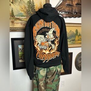 Y2K Bikini Bottom Choppers Hooded Sweatshirt Size XL-3XL